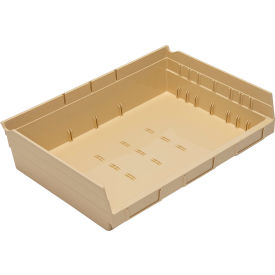 Quantum® Storage Systems Nesting Economy Shelf Bin 11-5/8"L x 16-1/2"W x 4"H Ivory 