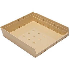 Quantum® Storage Systems Nesting Economy Shelf Bin 17-7/8"L x 16-1/2"W x 4"H Ivory 
