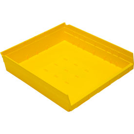 Quantum® Storage Systems Nesting Economy Shelf Bin 17-7/8"L x 16-1/2"W x 4"H Yellow 