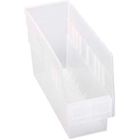 plastic nesting storage shelf bin qsb201 4-1/8"w x 11-5/8"d x 6"h clear Plastic Nesting Storage Shelf Bin QSB201 4-1/8"W x 11-5/8"D x 6"H Clear