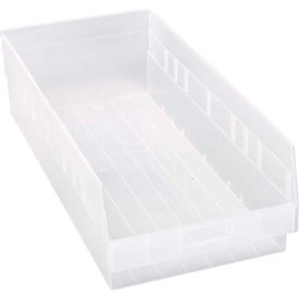 plastic nesting storage shelf bin qsb216 11-1/8"w x 23-5/8"d x 6"h clear Plastic Nesting Storage Shelf Bin QSB216 11-1/8"W x 23-5/8"D x 6"H Clear