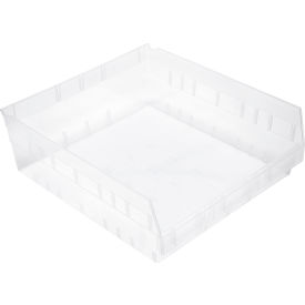 Quantum® Storage Systems Nesting Economy Shelf Bin 17-7/8"L x 16-1/2"W x 6"H Clear 