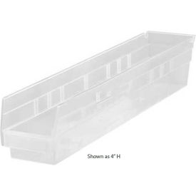 plastic nesting storage shelf bin qsb805 4-3/8"w x 23-5/8"d x 8"h clear Plastic Nesting Storage Shelf Bin QSB805 4-3/8"W x 23-5/8"D x 8"H Clear