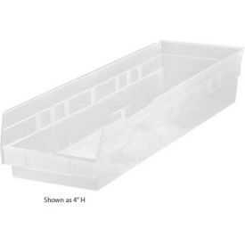 plastic nesting storage shelf bin qsb806 6-5/8"w x 23-5/8"d x 8"h clear Plastic Nesting Storage Shelf Bin QSB806 6-5/8"W x 23-5/8"D x 8"H Clear