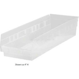 plastic nesting storage shelf bin qsb808 8-3/8"w x 17-7/8"d x 8"h clear Plastic Nesting Storage Shelf Bin QSB808 8-3/8"W x 17-7/8"D x 8"H Clear