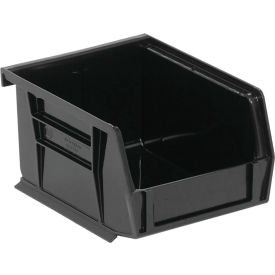 Polypropylene Ultra Hang & Stack Bin, 5-3/8"L x 4-1/8"W x 3"H, Black view 2