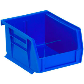 Polypropylene Ultra Hang & Stack Bin, 5-3/8"L x 4-1/8"W x 3"H, Blue view 2
