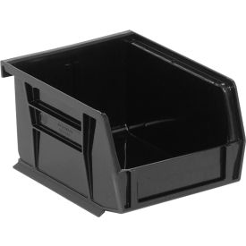 Quantum Storage® Recycled Polypropylene Ultra Hang & Stack Bin 5-3/8"L x 4-1/8"W x 3"H Black 