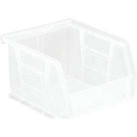Polypropylene Ultra Hang & Stack Bin, 5-3/8"L x 4-1/8"W x 3"H, Clear view 2