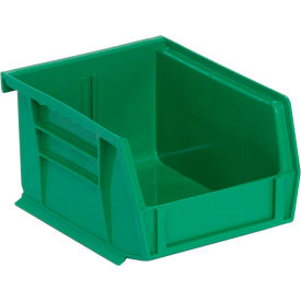 Polypropylene Ultra Hang & Stack Bin, 5-3/8"L x 4-1/8"W x 3"H, Green view 2
