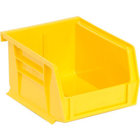 Polypropylene Ultra Hang & Stack Bin, 5-3/8"L x 4-1/8"W x 3"H, Yellow view 2