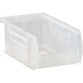Polypropylene Ultra Hang & Stack Bin, 7-3/8"L x 4-1/8"W x 3"H, Clear view 2