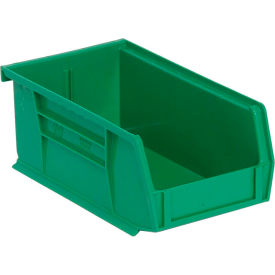 Polypropylene Ultra Hang & Stack Bin, 7-3/8"L x 4-1/8"W x 3"H, Green view 2