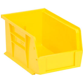 Polypropylene Ultra Hang & Stack Bin, 9-1/4"L x 6"W x 5"H, Yellow view 2