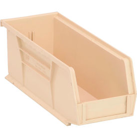 Polypropylene Ultra Hang & Stack Bin, 10-7/8"L x 4-1/8"W x 4"H, Ivory view 2