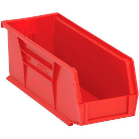 Polypropylene Ultra Hang & Stack Bin, 10-7/8"L x 4-1/8"W x 4"H, Red view 2