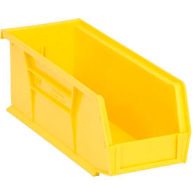 Polypropylene Ultra Hang & Stack Bin, 10-7/8"L x 4-1/8"W x 4"H, Yellow view 2