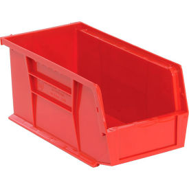 Polypropylene Ultra Hang & Stack Bin, 10-7/8"L x 5-1/2"W x 5"H, Red view 2
