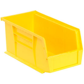 Polypropylene Ultra Hang & Stack Bin, 10-7/8"L x 5-1/2"W x 5"H, Yellow view 2