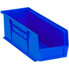 Polypropylene Ultra Hang & Stack Bin, 14-3/4"L x 5-1/2"W x 5"H, Blue view 2