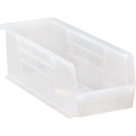 Polypropylene Ultra Hang & Stack Bin, 14-3/4"L x 5-1/2"W x 5"H, Clear view 2