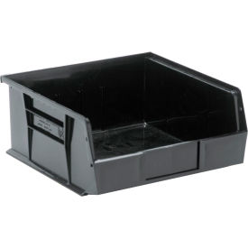 Quantum Storage® Recycled Polypropylene Ultra Hang & Stack Bin 10-7/8"L x 11"W x 5"H Black 
