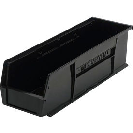 Quantum Storage® Recycled Polypropylene Ultra Hang & Stack Bin 18"L x 5-1/2"W x 5"H Black 