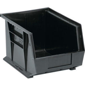 Polypropylene Ultra Hang & Stack Bin, 10-3/4"L x 8-1/4"W x 7"H, Black view 2