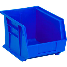 Polypropylene Ultra Hang & Stack Bin, 10-3/4"L x 8-1/4"W x 7"H, Blue view 2