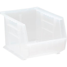 Polypropylene Ultra Hang & Stack Bin, 10-3/4"L x 8-1/4"W x 7"H, Clear view 2