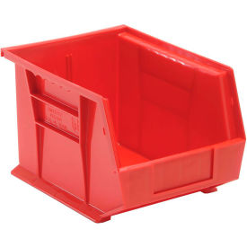 Polypropylene Ultra Hang & Stack Bin, 10-3/4"L x 8-1/4"W x 7"H, Red view 2
