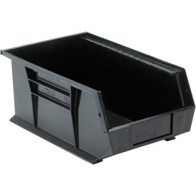 Quantum Storage® Recycled Polypropylene Ultra Hang & Stack Bin 13-5/8"L x 8-1/4"W x 6"H Black 