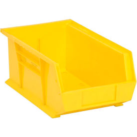 Polypropylene Ultra Hang & Stack Bin, 13-5/8"L x 8-1/4"W x 6"H, Yellow view 2