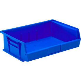 Polypropylene Ultra Hang & Stack Bin, 10-7/8"L x 16-1/2"W x 5"H, Blue view 2