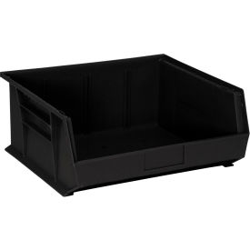 Polypropylene Ultra Hang & Stack Bin, 14-3/4"L x 16-1/2"W x 7"H, Black view 2