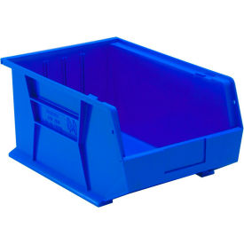 Polypropylene Ultra Hang & Stack Bin, 16"L x 11"W x 8"H, Blue view 2