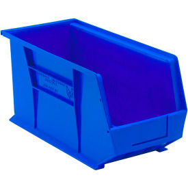 Polypropylene Ultra Hang & Stack Bin, 18"L x 8-1/4"W x 9"H, Blue view 2