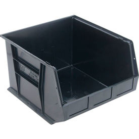 Quantum Storage® Recycled Polypropylene Ultra Hang & Stack Bin 18"L x 16-1/2"W x 11"H Black 