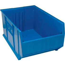 Quantum Storage® Plastic Hulk Stacking Bin 36""L x 23-7/8""W x 17-1/2""H Blue