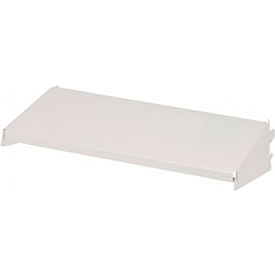 Quantum Storage Systems WS-1848DSHC Quantum® Partition Wall Dust Shelf, 48"W x 18"D x 1"H, Oyster White image.