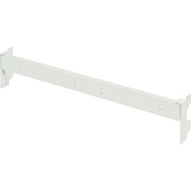 Quantum Storage Systems WS-HB48HC Quantum® Partition Wall Hang Bar, 48"W x 1"D x 1"H, Oyster White image.