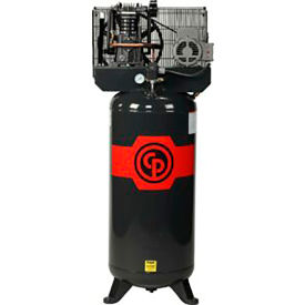 QUINCY COMPRESSOR LLC RCP-4961VNS Chicago Pneumatic Two Stage Air Compressor, 165 PSI, 5 HP, 60 Gal. Capacity, 1 Phase, 230V, Vertical image.
