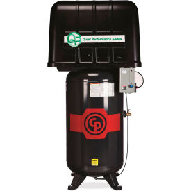 QUINCY COMPRESSOR LLC RCP-581VQP Chicago Pneumatic Two Stage Quiet Performance Air Compressor, 5 HP, 80 Gal Capacity, 1 Phase, 230V image.