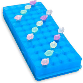MTC Bio Reversible Racks For 1.5/2.0 ml or 0.5 ml Tubes, 60 Place, Blue, 5 Pack