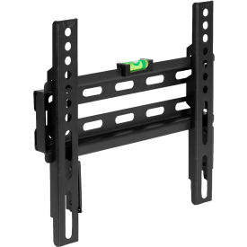 Global Industrial RA-MP001-GG Flash Furniture Fixed TV Wall Mount with Built-In Level For 17"-42" TVs image.