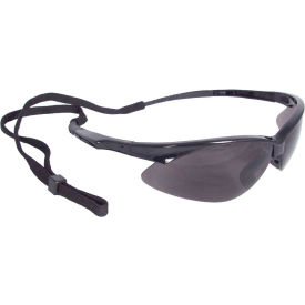 Radians Inc AP1-20 Radians® AP1-20 Rad-Apocalypse™ Half Frame Safety Glasses, Smoke Lens, Black Frame image.