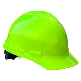 Radians Inc GHR6-GREEN-HV Radians GHR6 Granite™ Cap Style Hard Hat, 6 Point Ratchet, Hi-Viz Green image.