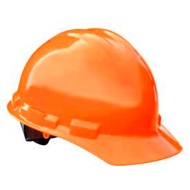 Radians Inc GHR6-ORANGE-HV Radians GHR6 Granite™ Cap Style Hard Hat, 6 Point Ratchet, Hi-Viz Orange image.