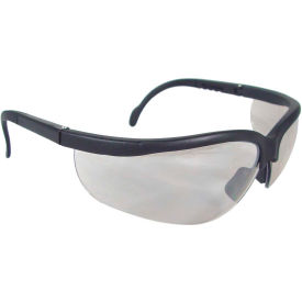 Radians Inc JR0190ID Radians® JR0190ID Journey™ Half Frame Safety Glasses, I/O Lens, Black Frame image.