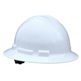 Radians Inc QHR4-WHITE Radians QHR4 Quartz™ Full Brim Hard Hat, 4 Point Ratchet, White image.